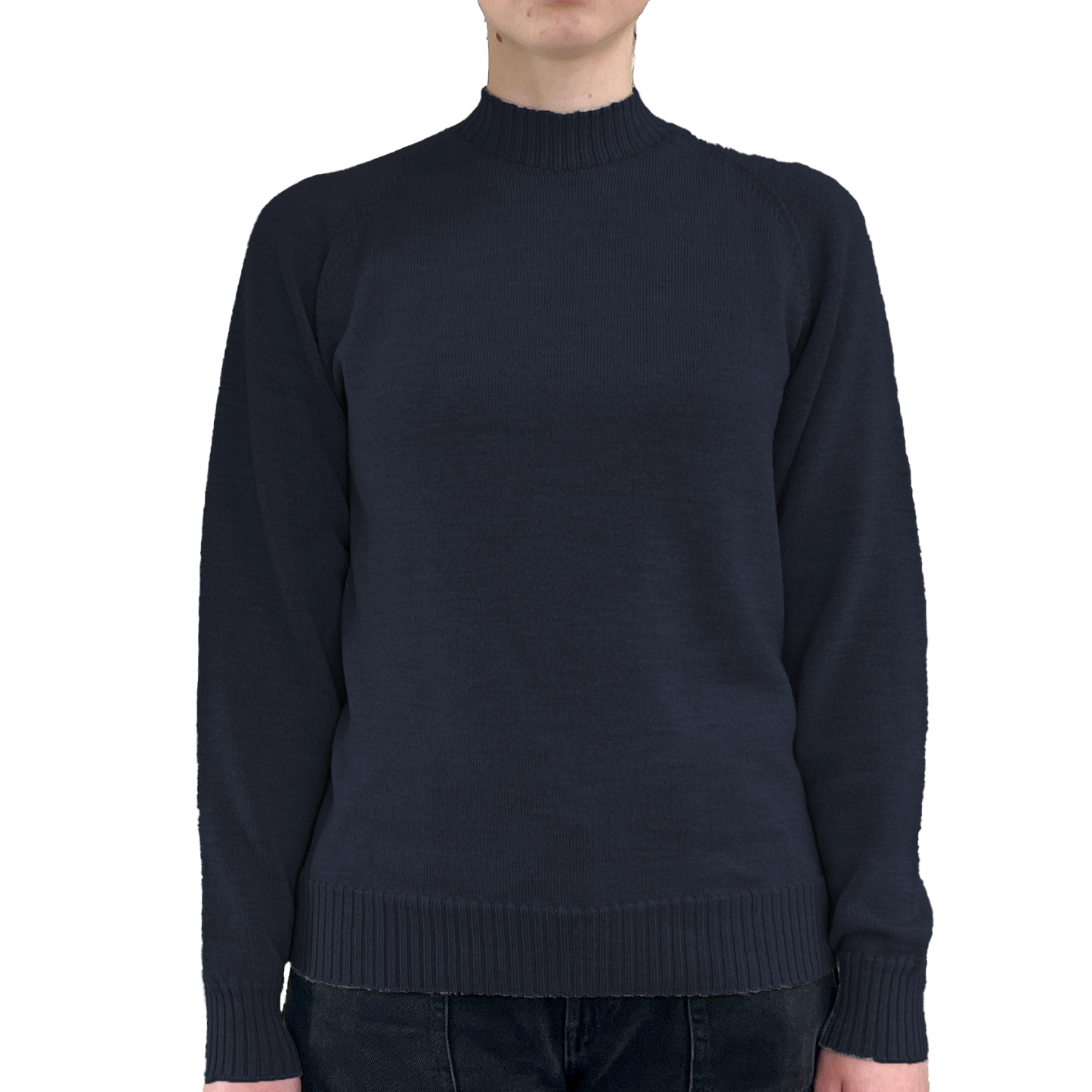 The Yarra mock neck merino jumper