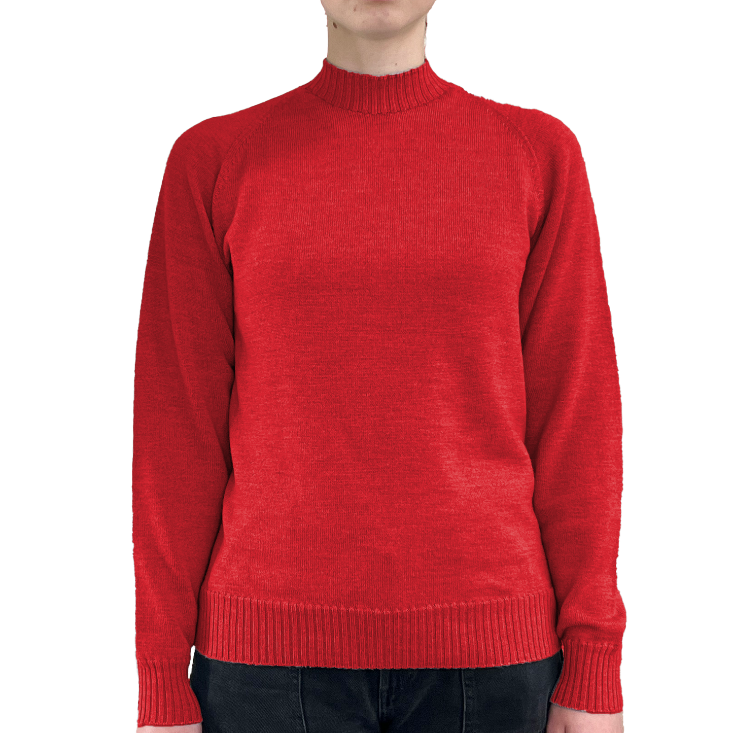 The Yarra Mock Neck merino jumper