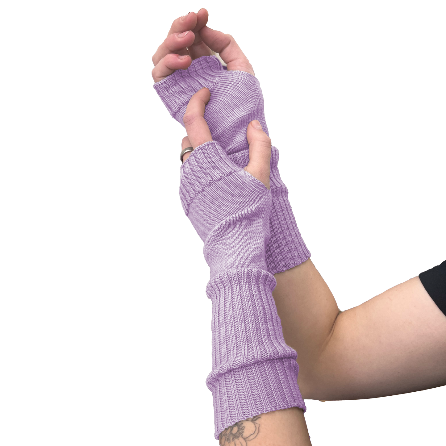 The Gembrook Fingerless Merino Mitts