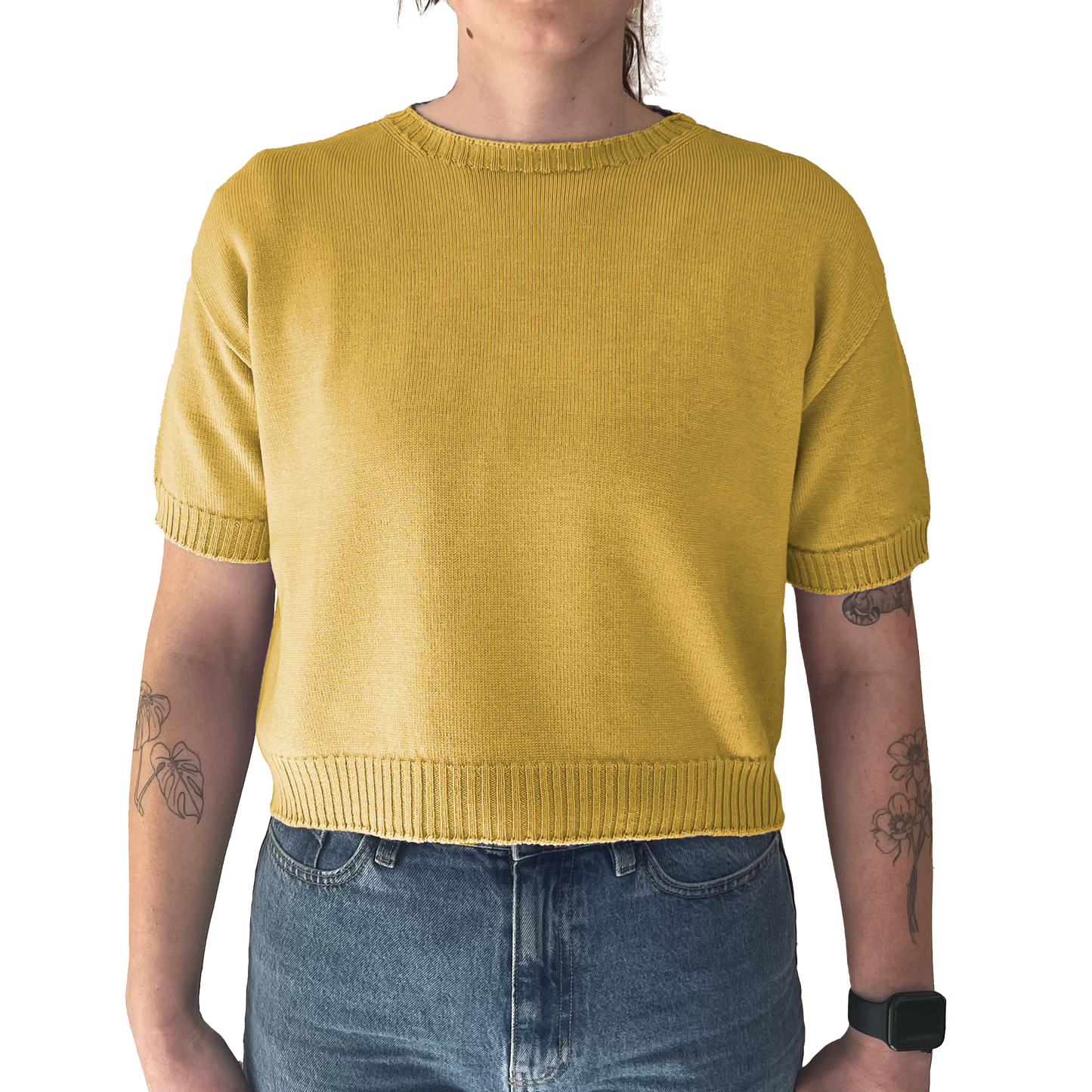 The Gladys boxy crew shirt - short