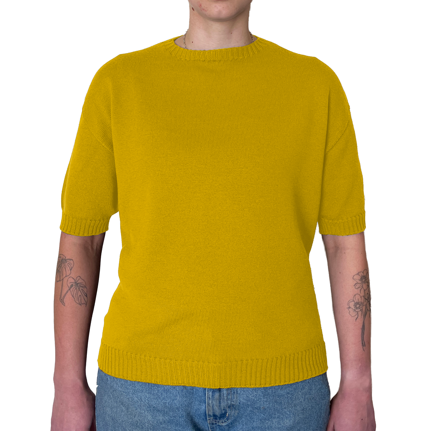 The Gladys boxy crew shirt - hip length