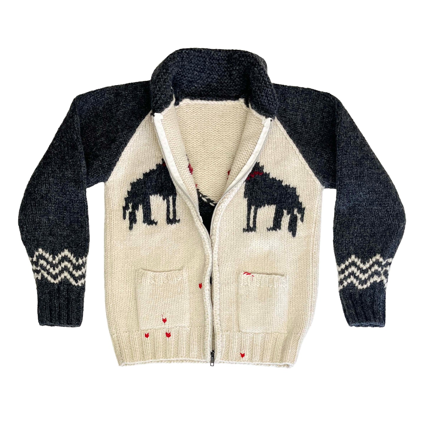 No label, Zip Cardigan
