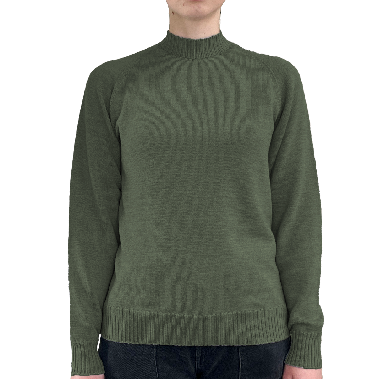 The Yarra mock neck merino jumper