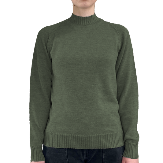 The Yarra Mock Neck merino jumper