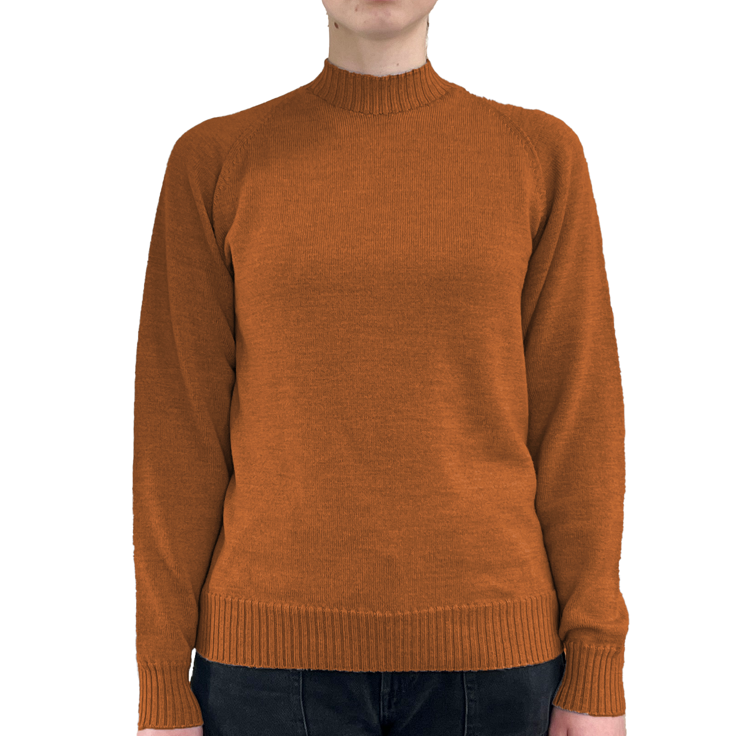 The Yarra mock neck merino jumper