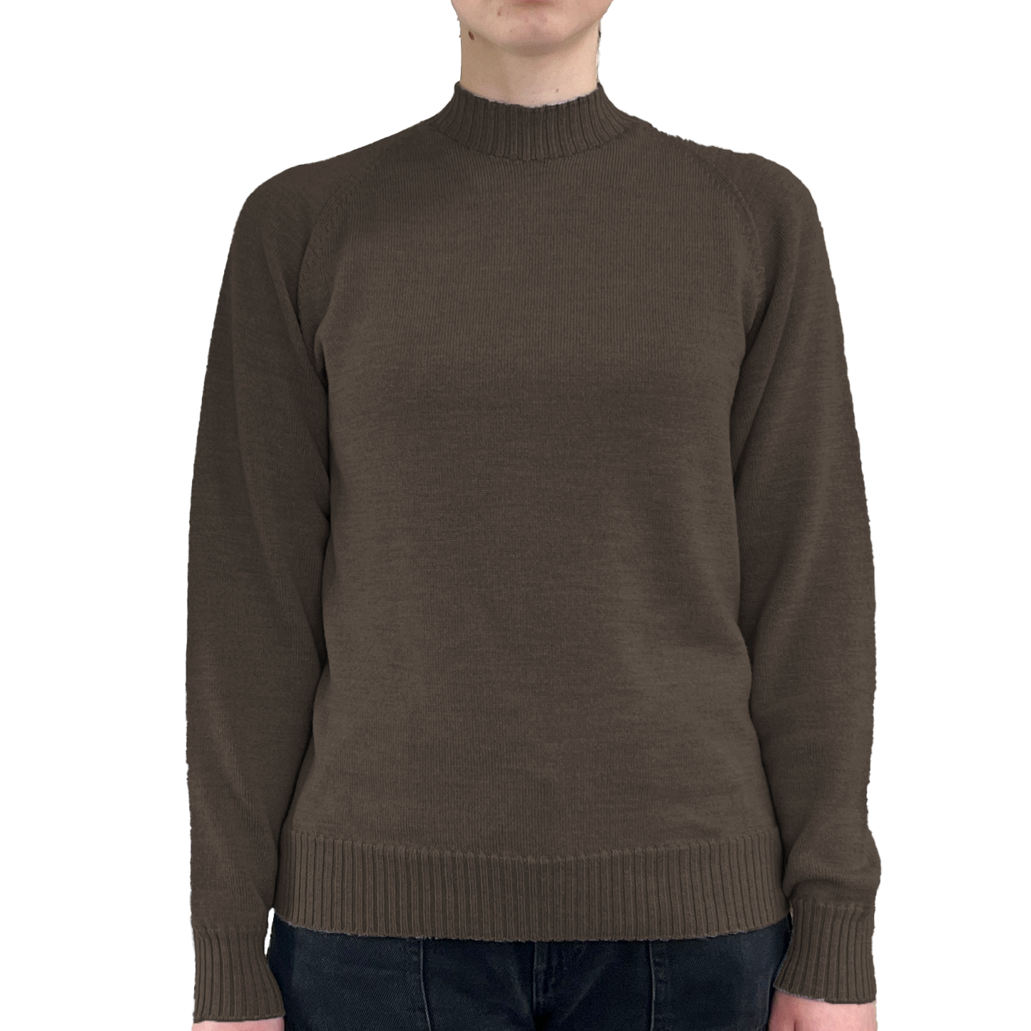 The Yarra mock neck merino jumper