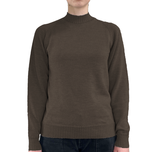 The Yarra Mock Neck merino jumper