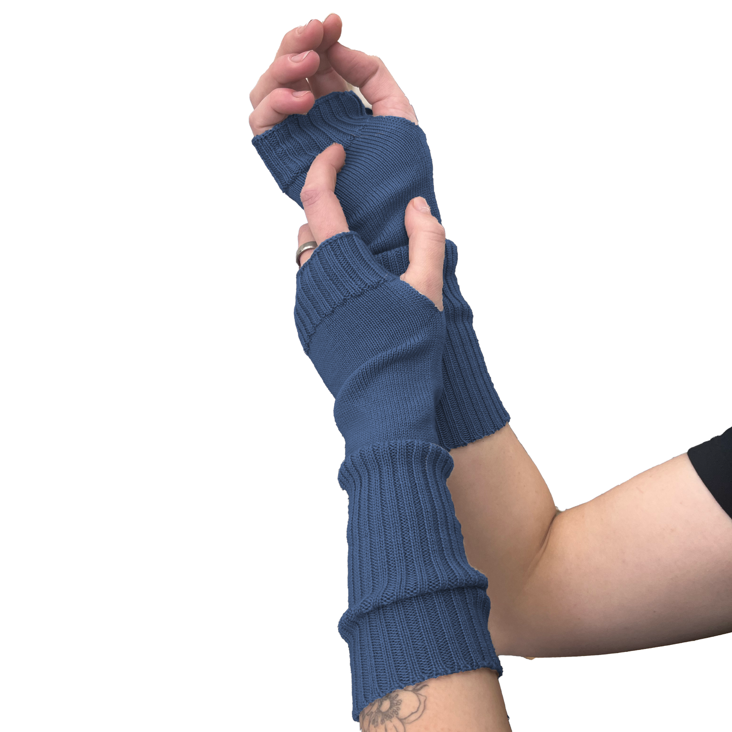 The Gembrook Fingerless Merino Mitts