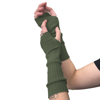 The Gembrook Fingerless Merino Mitts