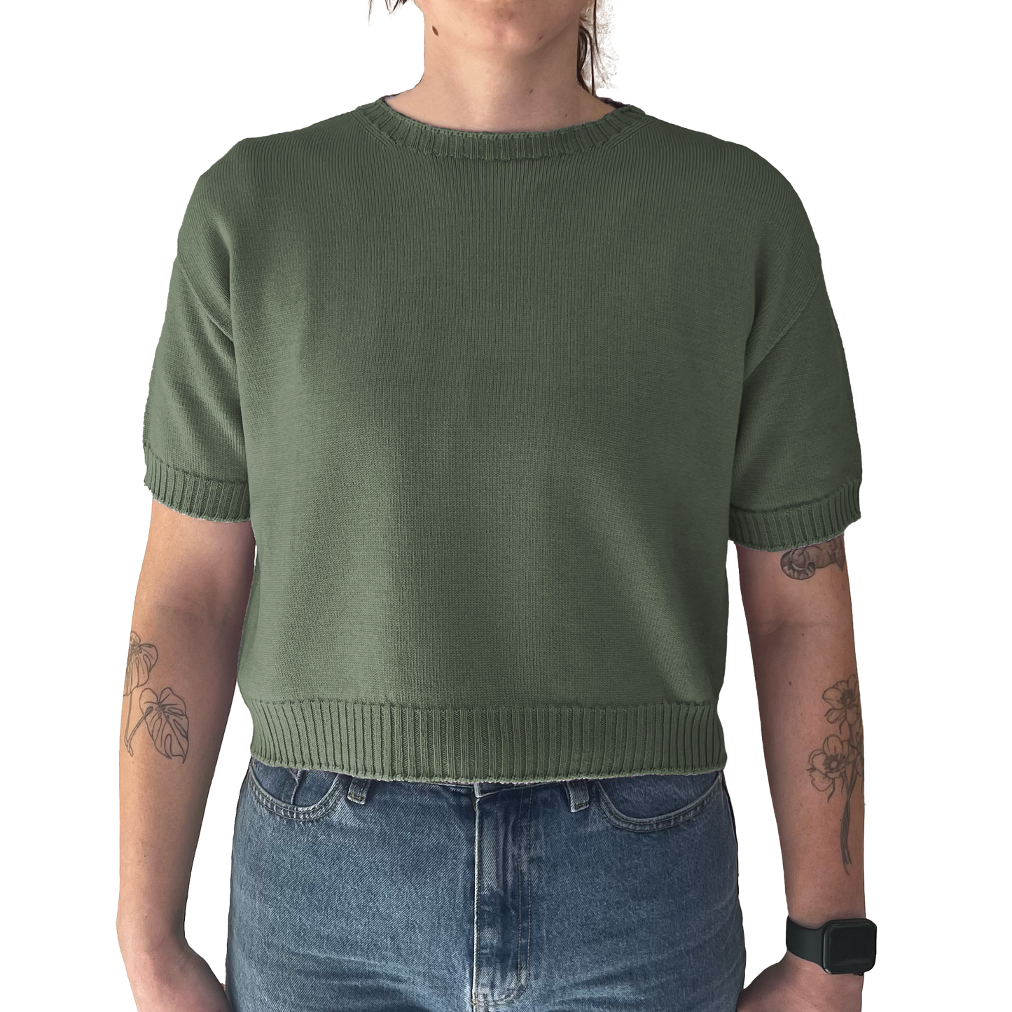The Gladys boxy crew shirt - short