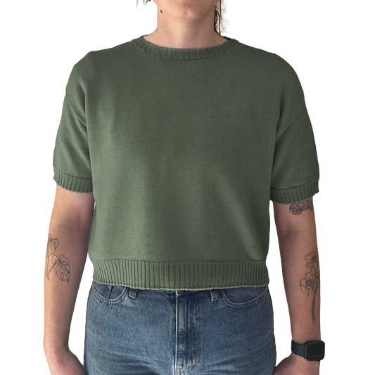 The Gladys boxy crew shirt - short