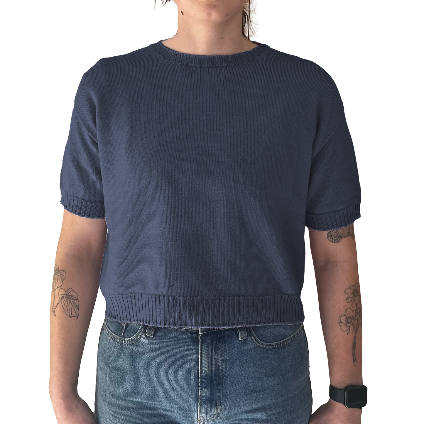 The Gladys boxy crew shirt - short