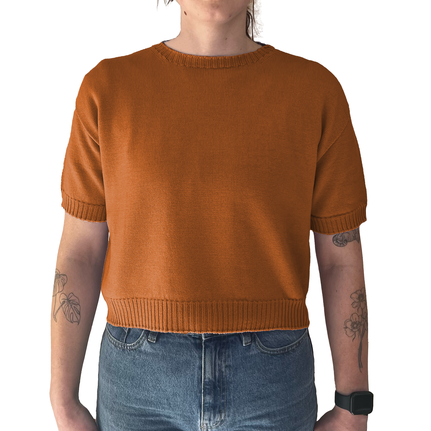 The Gladys boxy crew shirt - short