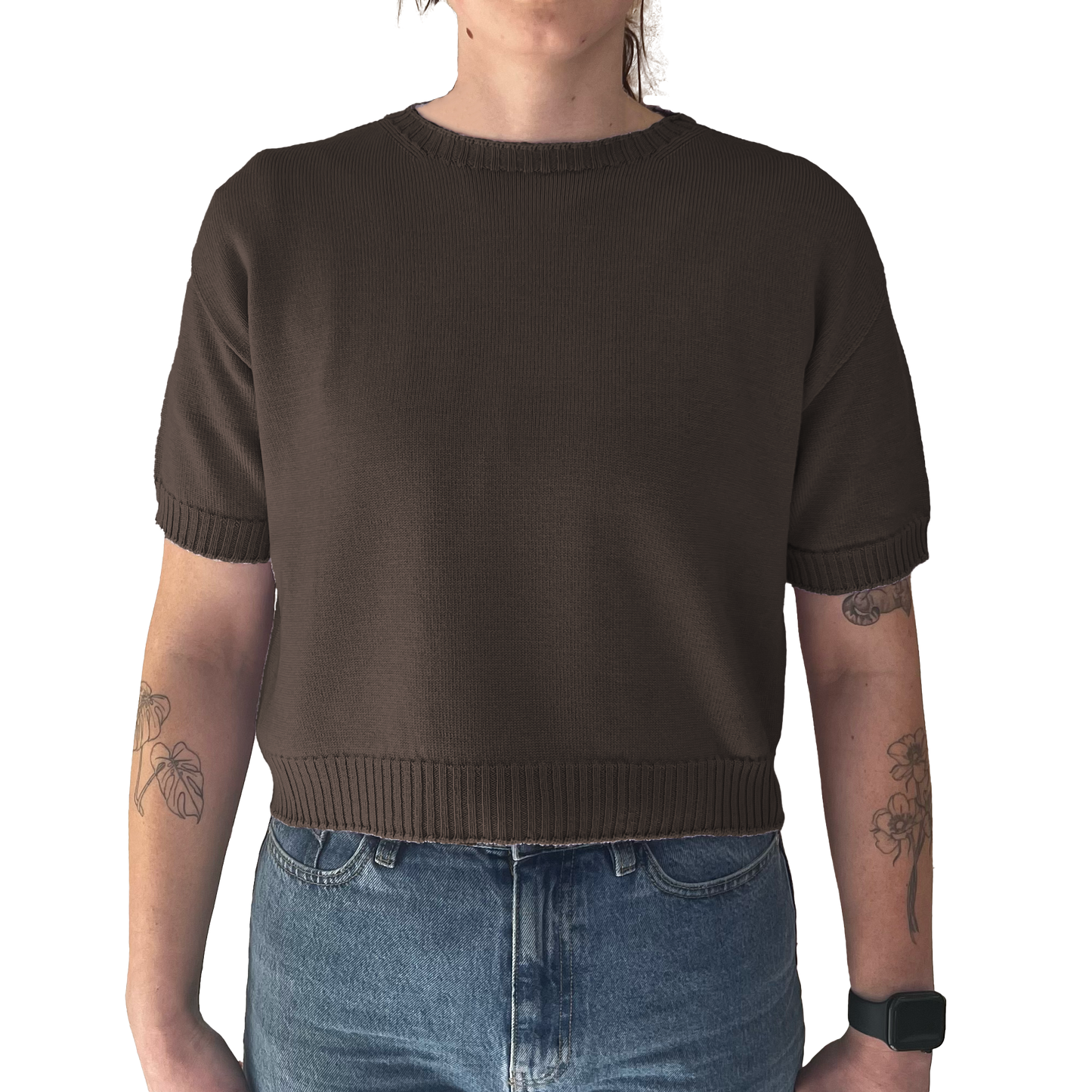 The Gladys boxy crew shirt - short