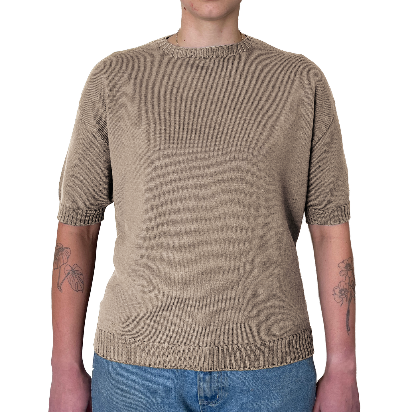 The Gladys boxy crew shirt - hip length