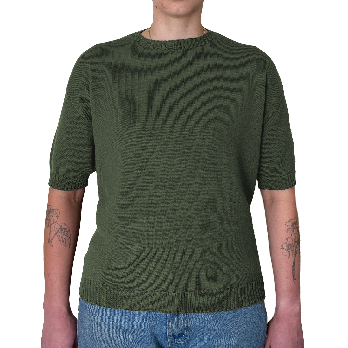 The Gladys boxy crew shirt - hip length