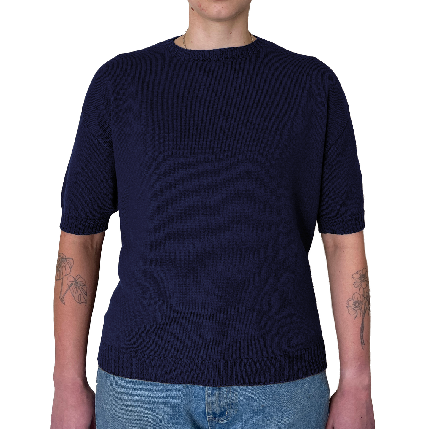 The Gladys boxy crew shirt - hip length