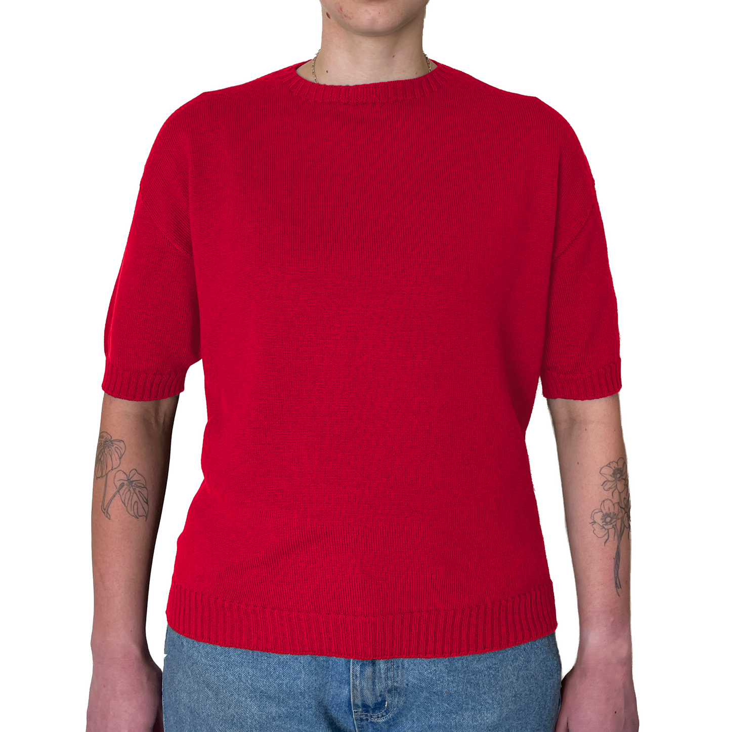 The Gladys boxy crew shirt - hip length