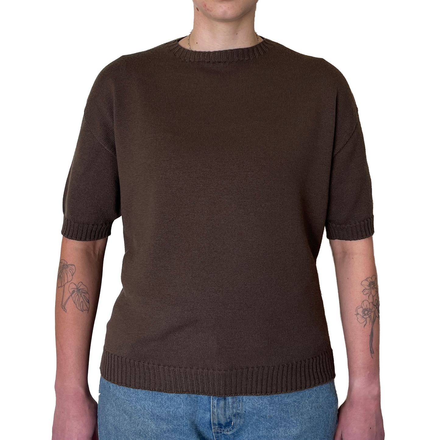 The Gladys boxy crew shirt - hip length