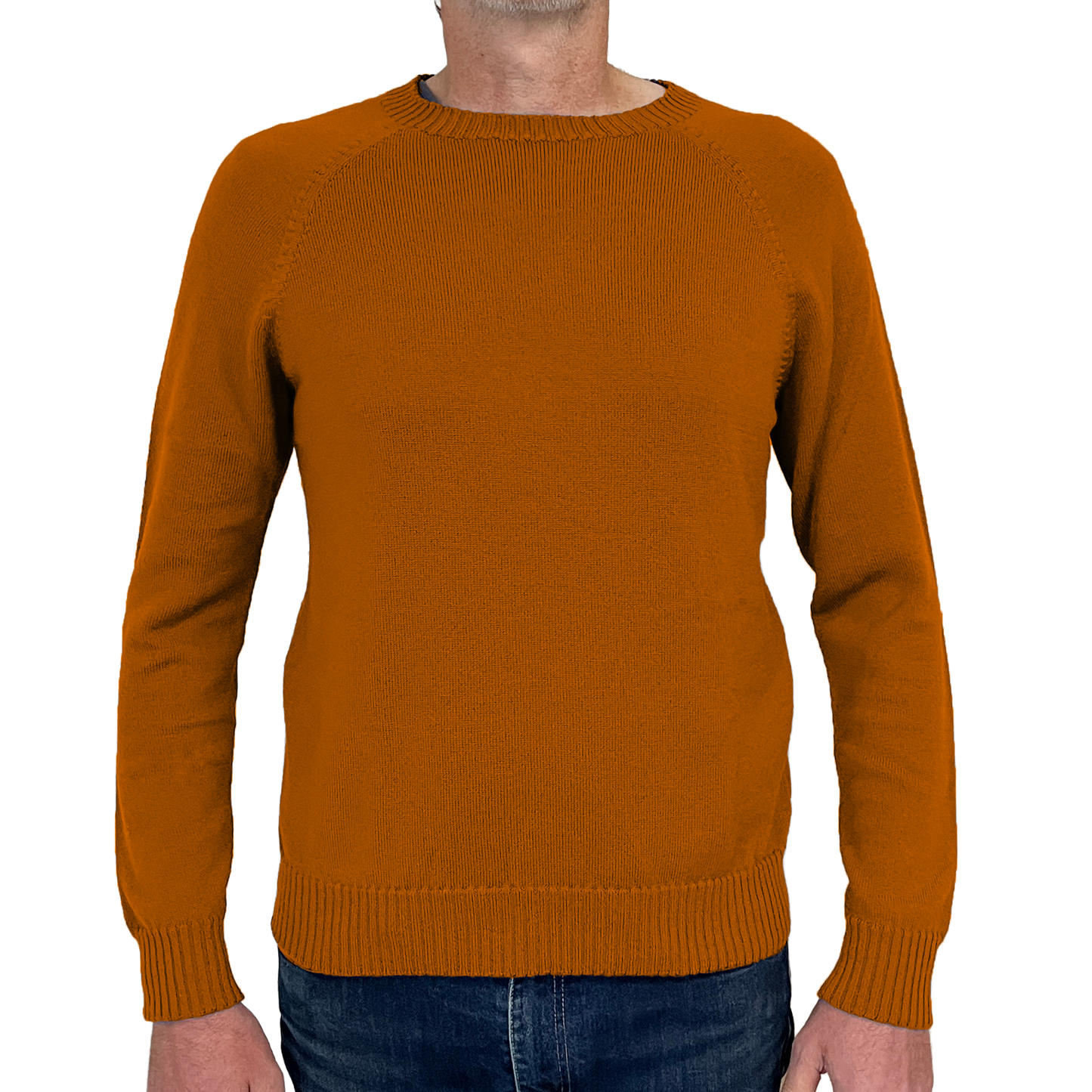 The Yarra Crew Neck raglan sleeve merino jumper