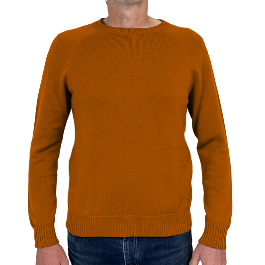 The Yarra Crew Neck raglan sleeve merino jumper