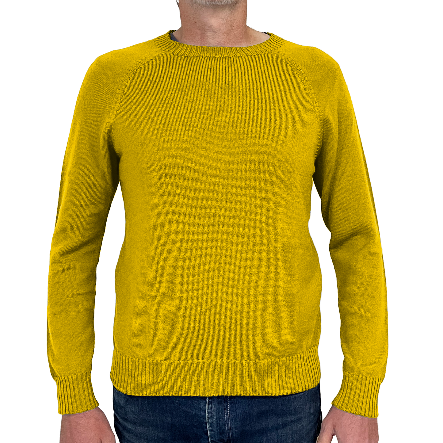 The Yarra Crew Neck raglan sleeve merino jumper