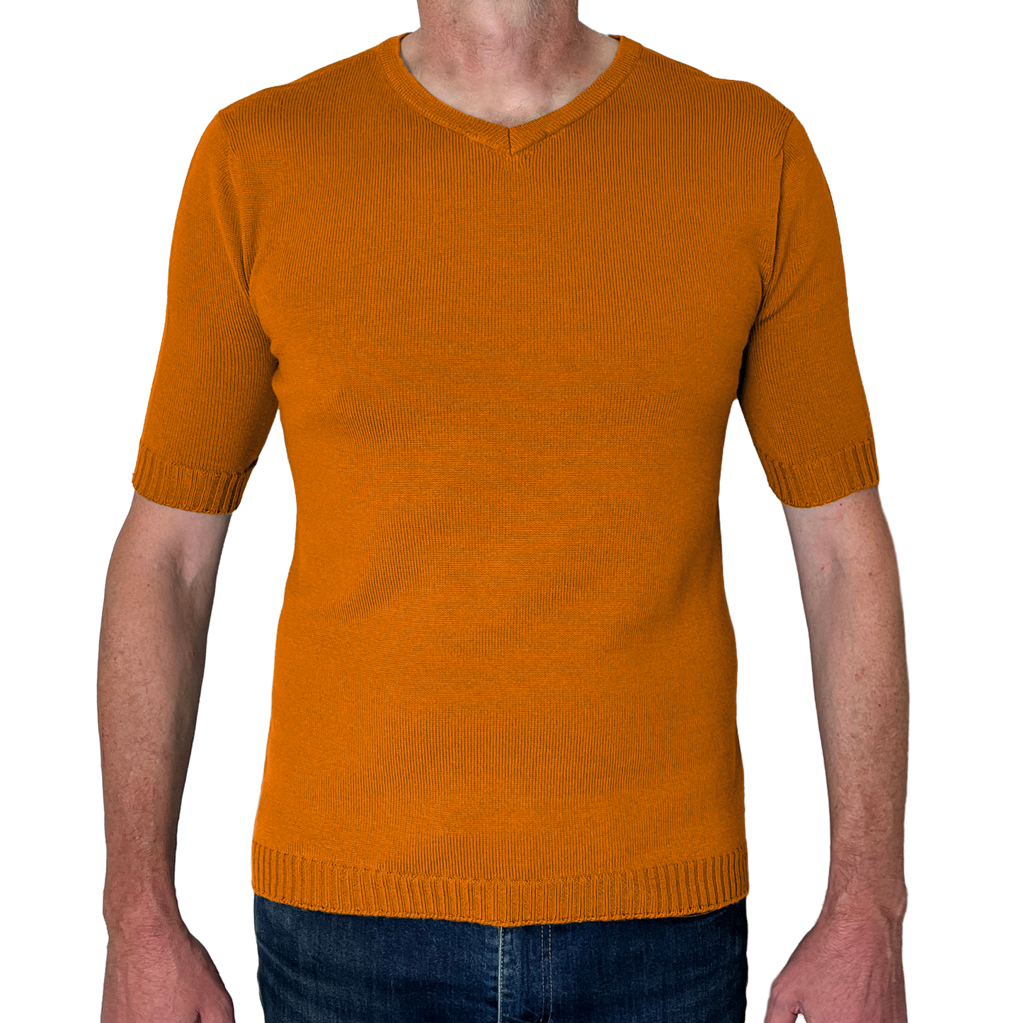 The Yallock v-neck short sleeve merino shirt