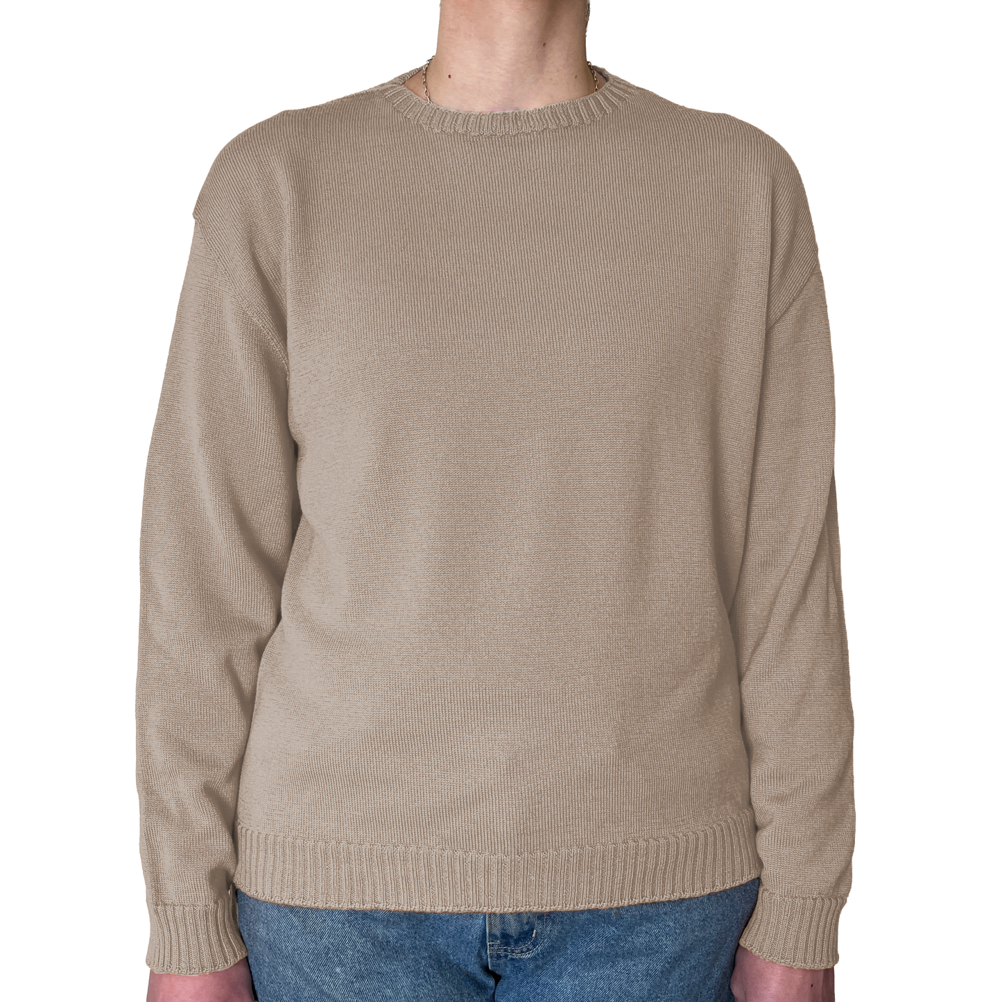 The Gladys boxy crew jumper - hip length