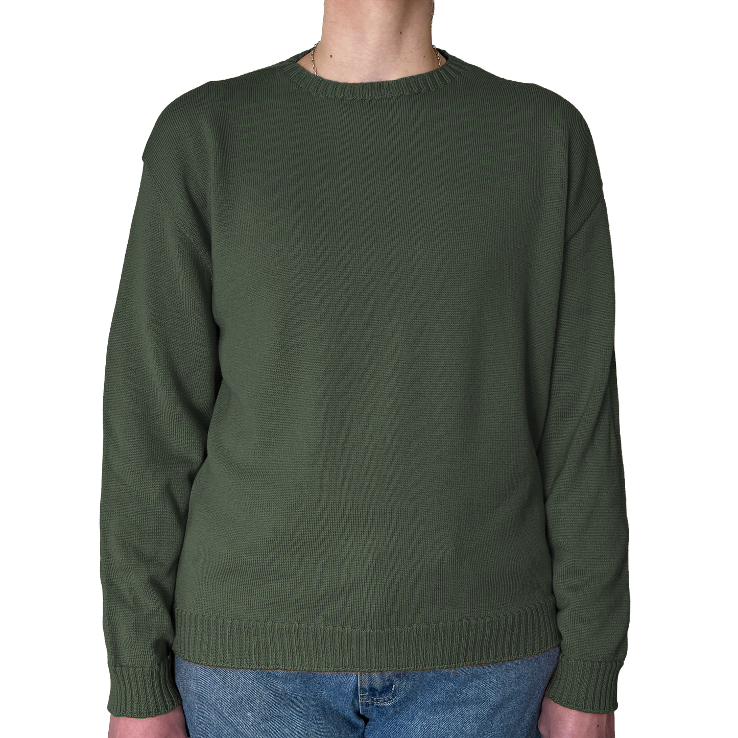 The Gladys boxy crew jumper - hip length