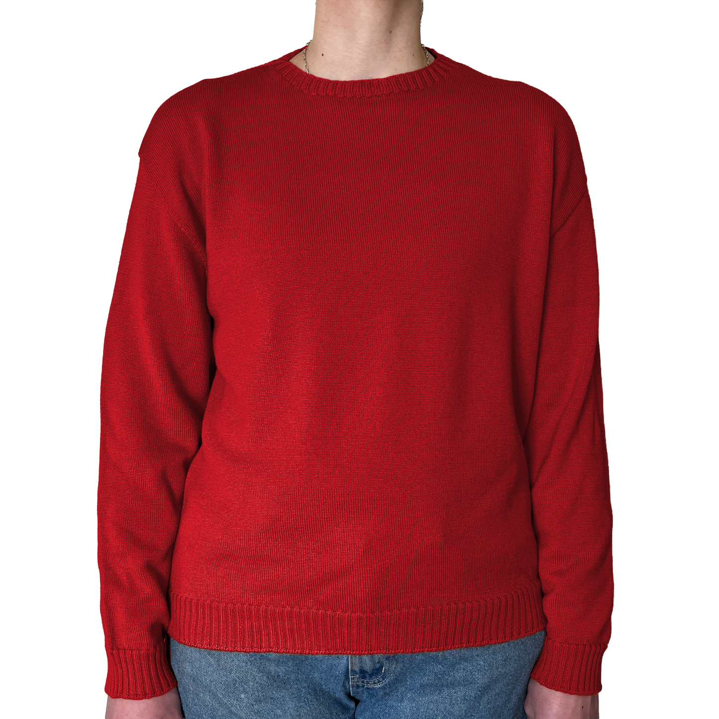 The Gladys boxy crew jumper - hip length