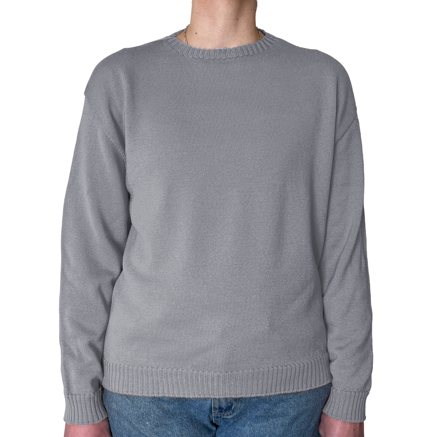 The Gladys boxy crew jumper - hip length