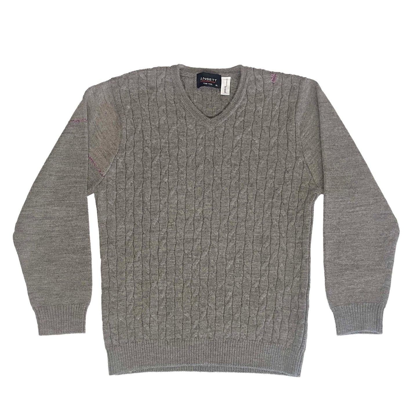 Ansett, Cable V-Neck Jumper