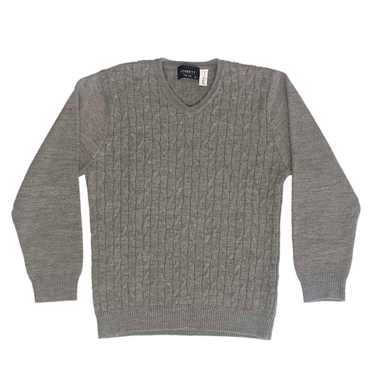 Ansett, Cable V-Neck Jumper